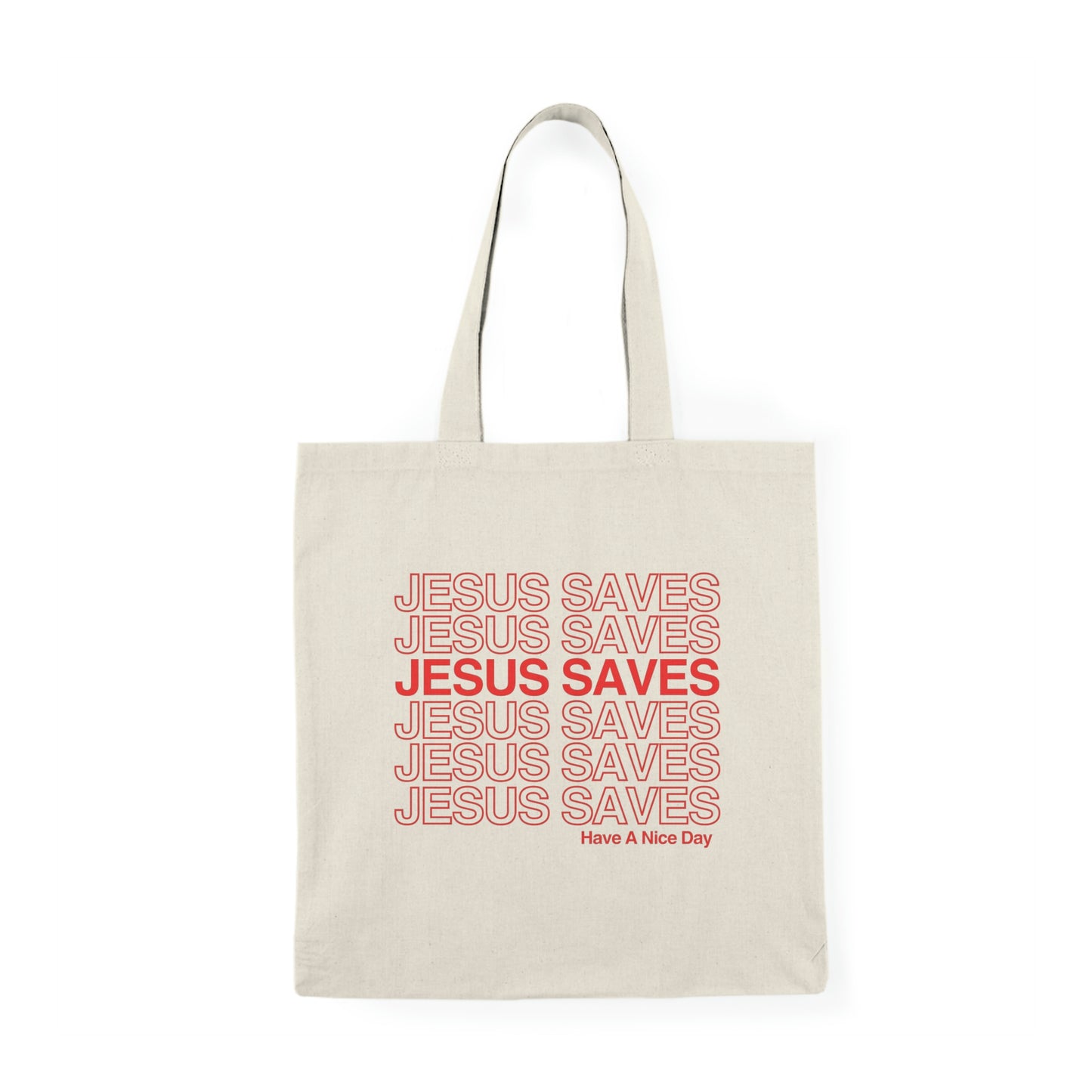 Jesus Saves Tote Bag